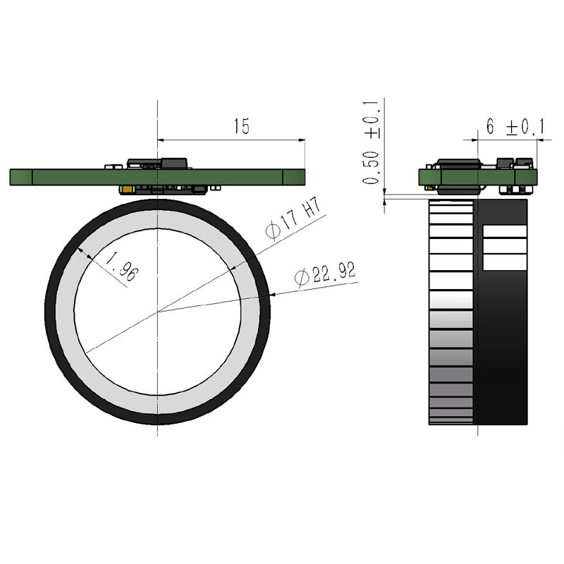 LSPR Incremental Rotary Ring Encoder Read head